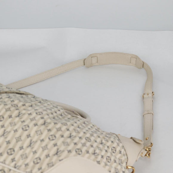 LOUIS VUITTON Monogram Mini Lin Croisette Marina GM Bag 2way M95492 Auth 139957