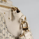 LOUIS VUITTON Monogram Mini Lin Croisette Marina GM Bag 2way M95492 Auth 139957-18