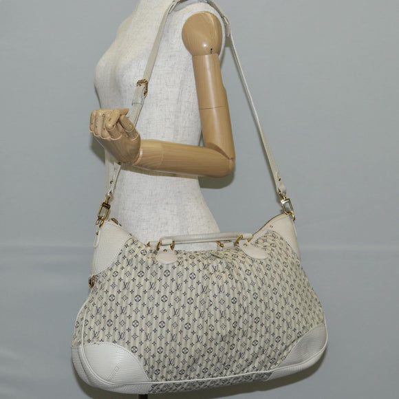 LOUIS VUITTON Monogram Mini Lin Croisette Marina GM Bag 2way M95492 Auth 139957