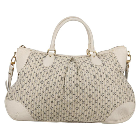 LOUIS VUITTON Monogram Mini Lin Croisette Marina GM Bag 2way M95492 Auth 139957