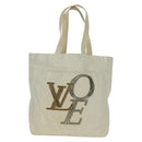 LOUIS VUITTON That's Love Tote MM Tote Bag Beige M95388 LV Auth 139958-13