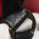 LOUIS VUITTON Epi Petit Noe Shoulder Bag Bicolor Black Red M44017 LV Auth 139959-12