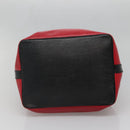 LOUIS VUITTON Epi Petit Noe Shoulder Bag Bicolor Black Red M44017 LV Auth 139959-5