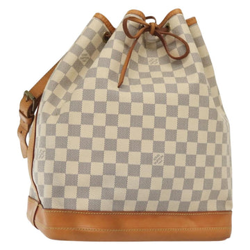 LOUIS VUITTON Damier Azur Noe Shoulder Bag N42222 LV Auth 139961