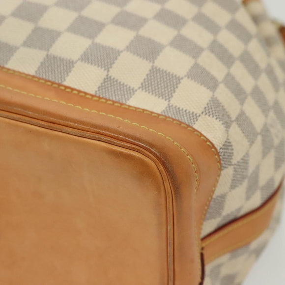 LOUIS VUITTON Damier Azur Noe Shoulder Bag N42222 LV Auth 139961