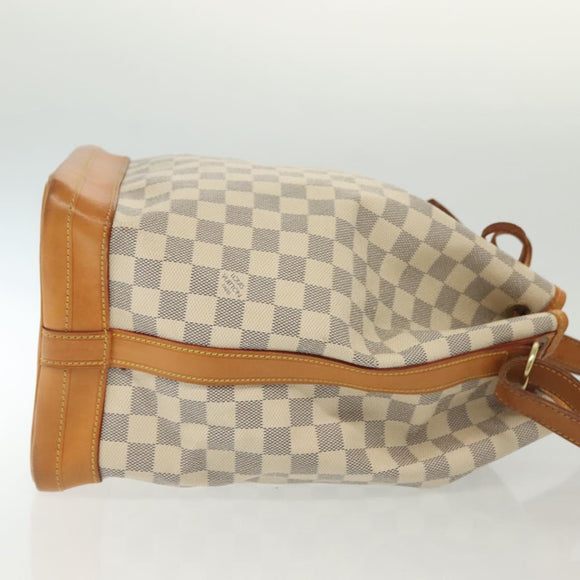 LOUIS VUITTON Damier Azur Noe Shoulder Bag N42222 LV Auth 139961