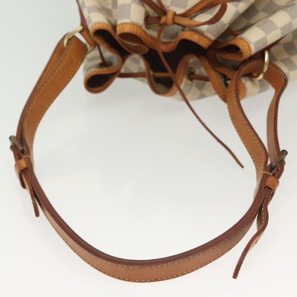 LOUIS VUITTON Damier Azur Noe Shoulder Bag N42222 LV Auth 139961