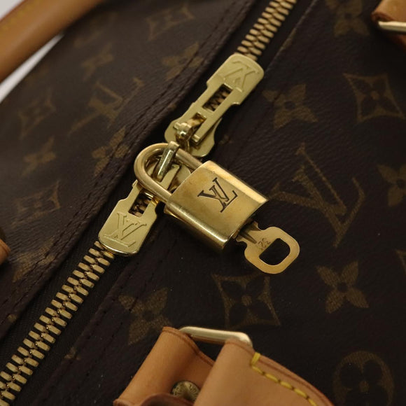 LOUIS VUITTON Monogram Keepall 60 Boston Bag M41422 LV Auth 139966V