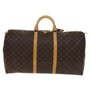 LOUIS VUITTON Monogram Keepall 60 Boston Bag M41422 LV Auth 139966V-3