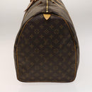LOUIS VUITTON Monogram Keepall 60 Boston Bag M41422 LV Auth 139966V-4