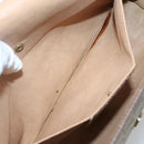 GUCCI GG Supreme Web Sherry Line Clutch Bag PVC Beige Gold 89 01 031 Auth 139970-17