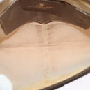 GUCCI GG Supreme Web Sherry Line Bag PVC Beige Gold 904 02 047 Auth 139971-10