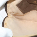 GUCCI GG Supreme Web Sherry Line Bag PVC Beige Gold 904 02 047 Auth 139971-20