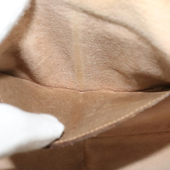 GUCCI GG Supreme Web Sherry Line Bag PVC Beige Gold 904 02 047 Auth 139971