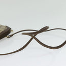 GUCCI GG Supreme Web Sherry Line Bag PVC Beige Gold 904 02 047 Auth 139971-7