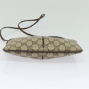 GUCCI GG Supreme Web Sherry Line Bag PVC Beige Gold 904 02 047 Auth 139971-5