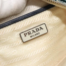 PRADA Chain Shoulder Bag Nylon Green Silver Auth 139976-19