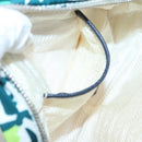 PRADA Chain Shoulder Bag Nylon Green Silver Auth 139976-11