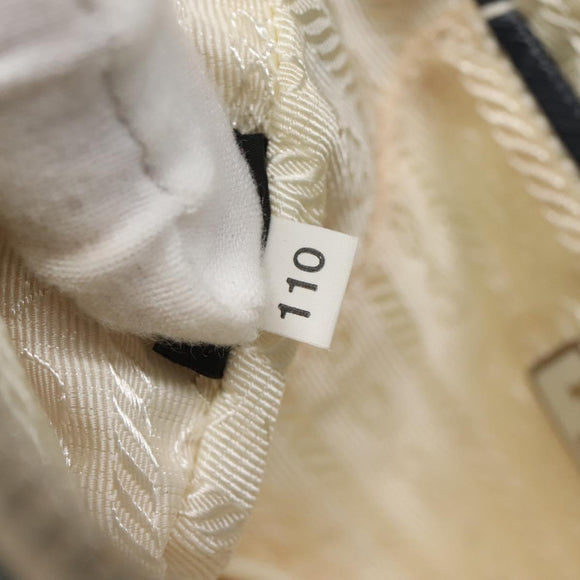 PRADA Chain Shoulder Bag Nylon Green Silver Auth 139976