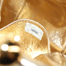 CHANEL Chain Shoulder Bag Leather Gold CC Auth 139977SAV-11