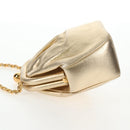 CHANEL Chain Shoulder Bag Leather Gold CC Auth 139977SAV-3