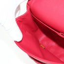 CHANEL Chain Shoulder Bag Caviar Skin Red Silver CC Auth 139978M-27