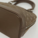 LOUIS VUITTON Monogram satin Little Alma Hand Bag Gray M92147 LV Auth 139983-14