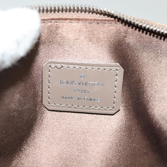 LOUIS VUITTON Monogram satin Little Alma Hand Bag Gray M92147 LV Auth 139983