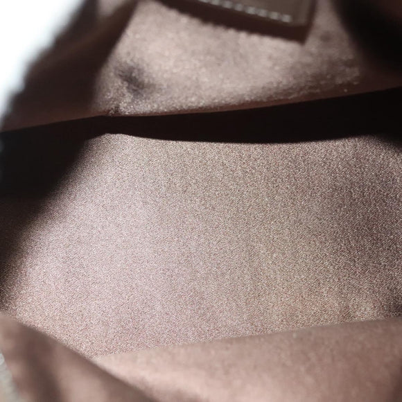 LOUIS VUITTON Monogram satin Little Alma Hand Bag Gray M92147 LV Auth 139983