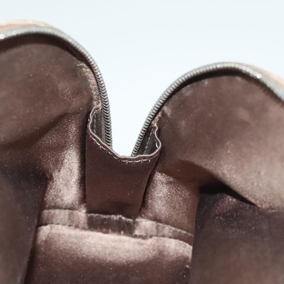 LOUIS VUITTON Monogram satin Little Alma Hand Bag Gray M92147 LV Auth 139983