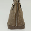 LOUIS VUITTON Monogram satin Little Alma Hand Bag Gray M92147 LV Auth 139983-4