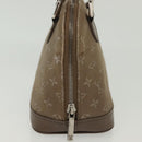 LOUIS VUITTON Monogram satin Little Alma Hand Bag Gray M92147 LV Auth 139983-5