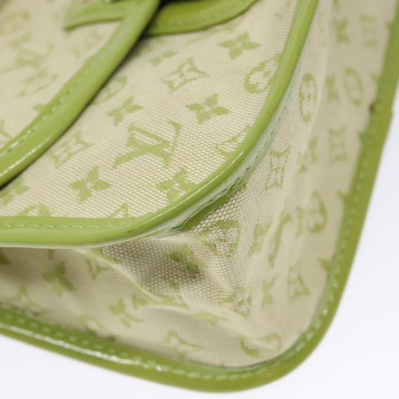 LOUIS VUITTON Monogram Mini Trousse Marie Kate Pouch Green M92935 Auth 139984V