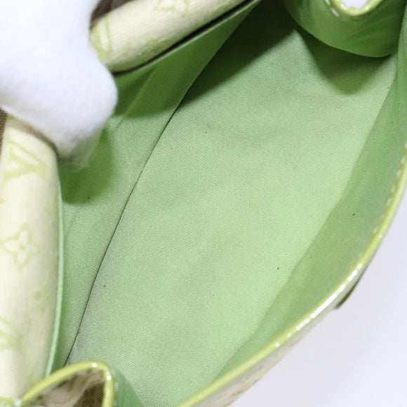 LOUIS VUITTON Monogram Mini Trousse Marie Kate Pouch Green M92935 Auth 139984V