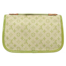 LOUIS VUITTON Monogram Mini Trousse Marie Kate Pouch Green M92935 Auth 139984V-2