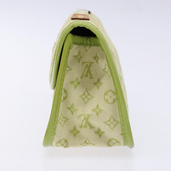 LOUIS VUITTON Monogram Mini Trousse Marie Kate Pouch Green M92935 Auth 139984V