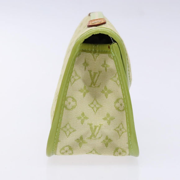 LOUIS VUITTON Monogram Mini Trousse Marie Kate Pouch Green M92935 Auth 139984V