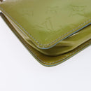 LOUIS VUITTON Monogram Vernis Lexington Pouch Baby Blue M91011 LV Auth 139985-14