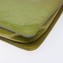 LOUIS VUITTON Monogram Vernis Lexington Pouch Baby Blue M91011 LV Auth 139985-15