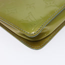 LOUIS VUITTON Monogram Vernis Lexington Pouch Baby Blue M91011 LV Auth 139985-16