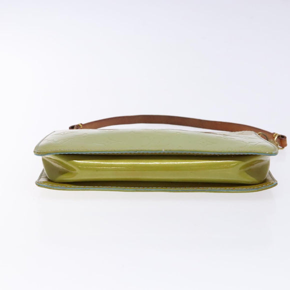 LOUIS VUITTON Monogram Vernis Lexington Pouch Baby Blue M91011 LV Auth 139985