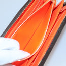 LOUIS VUITTON Monogram Graffiti Zippy Wallet Long Orange M93711 LV Auth 139993V-10
