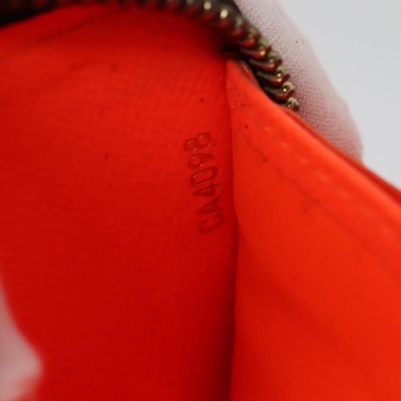 LOUIS VUITTON Monogram Graffiti Zippy Wallet Long Orange M93711 LV Auth 139993V