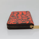 LOUIS VUITTON Monogram Graffiti Zippy Wallet Long Orange M93711 LV Auth 139993V-3