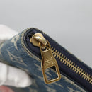 LOUIS VUITTON x NIGO LV Squared Zippy Wallet Blue M81107 LV Auth 139994-8