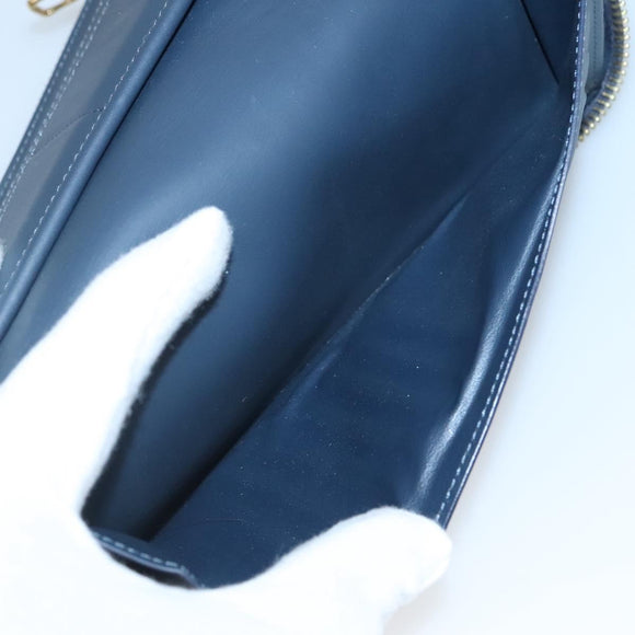 LOUIS VUITTON x NIGO LV Squared Zippy Wallet Blue M81107 LV Auth 139994