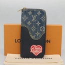 LOUIS VUITTON x NIGO LV Squared Zippy Wallet Blue M81107 LV Auth 139994-12