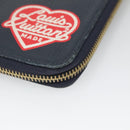 LOUIS VUITTON x NIGO LV Squared Zippy Wallet Blue M81107 LV Auth 139994-7