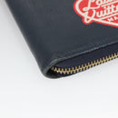 LOUIS VUITTON x NIGO LV Squared Zippy Wallet Blue M81107 LV Auth 139994-14