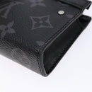 LOUIS VUITTON Eclipse Cles Voyage Pochette Coin Purse M82776 LV Auth 139998-15